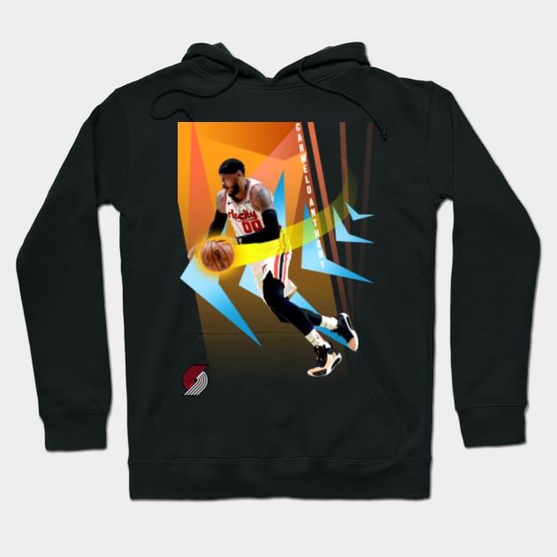 retro feel carmelo anthony Hoodie by 10thstreet